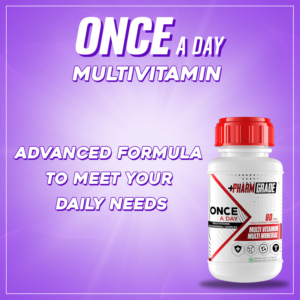 PharmGrade Multivitamin Once A Day - 60 Tabs