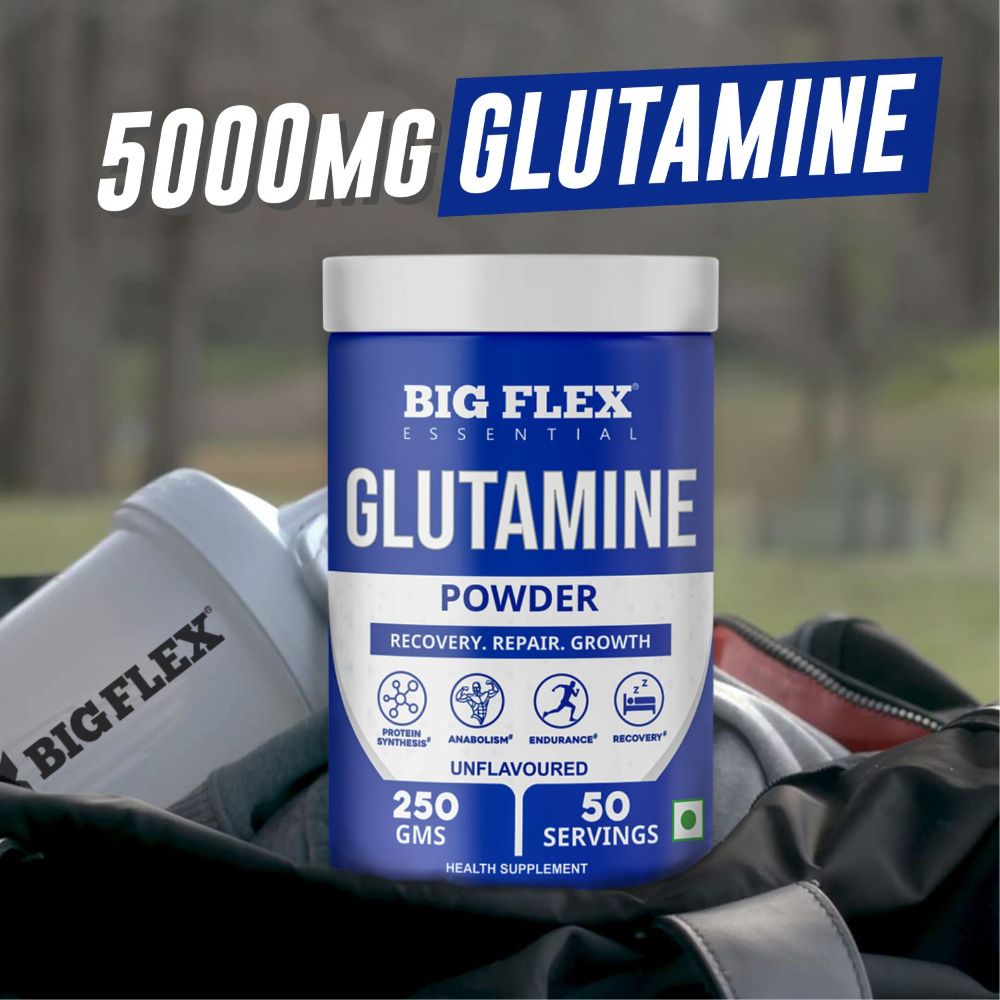 Bigflex Essential Glutamine Powder - 50 Servings
