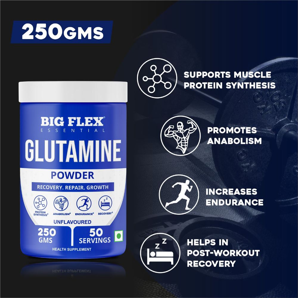 Bigflex Essential Glutamine Powder - 50 Servings