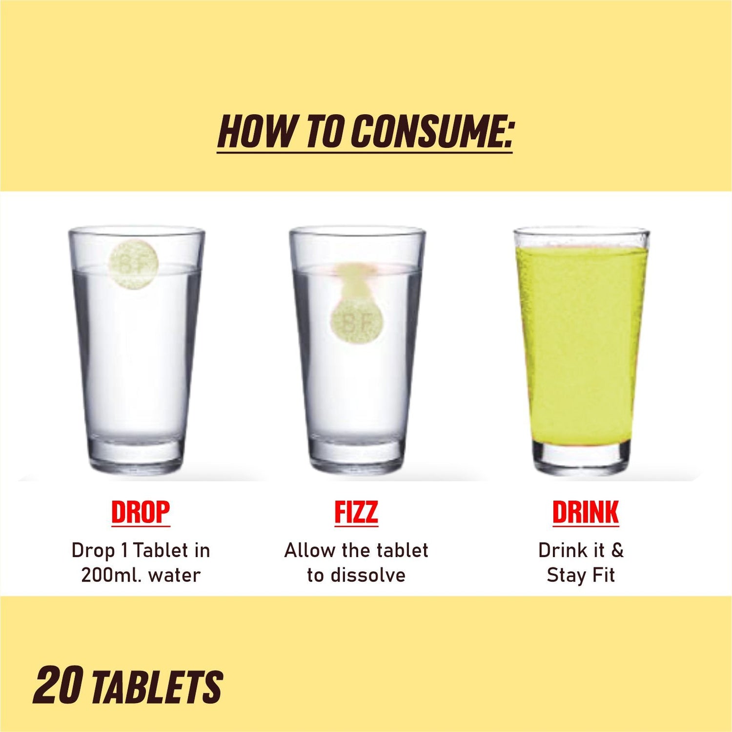 BE Vitamin C with Amla (1000mg) and Zinc (10mg) 20 Effer Tabs Orange