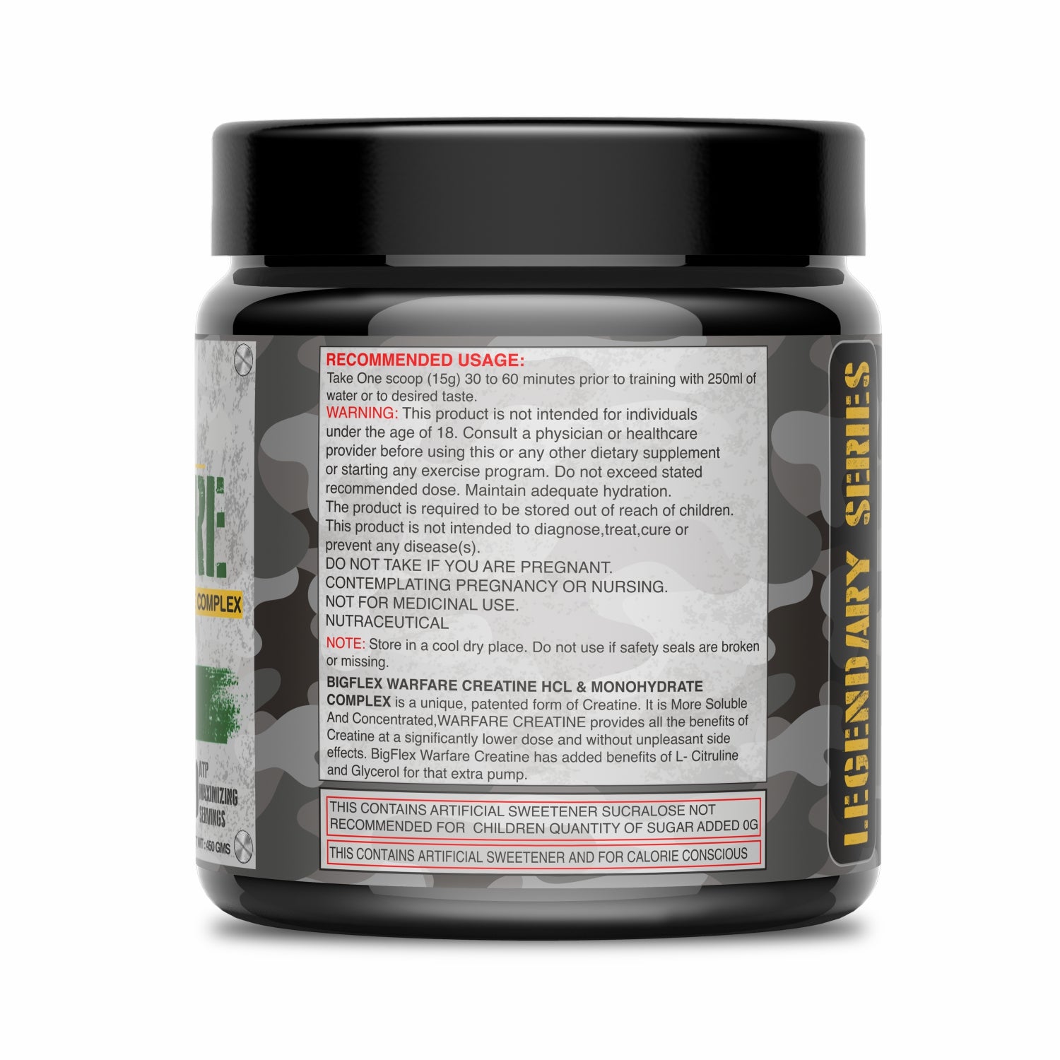 Big Flex Warfare Creatine, 450 g - 30 servings