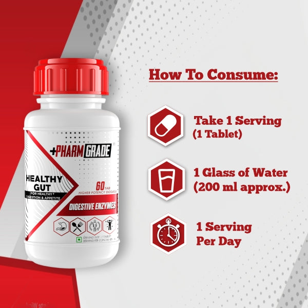 PharmGrade Healthy Gut - 60 Tabs