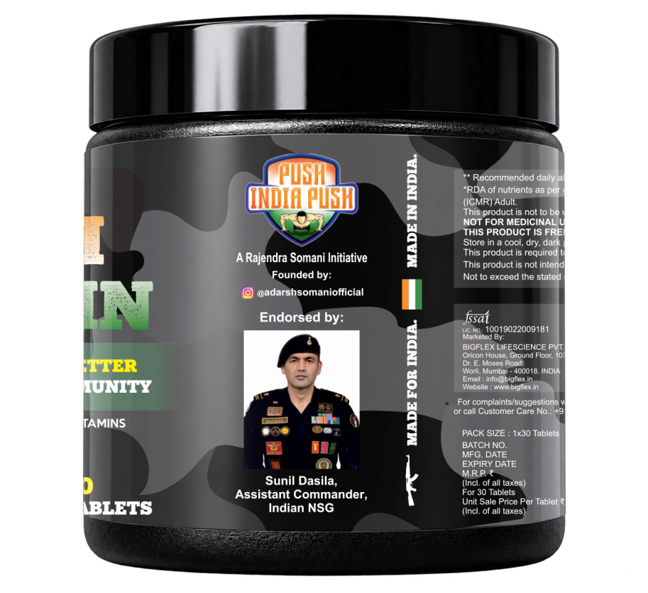 Desh ka Multivitamin, 30 Tablets With 33 Ingredients & 6 Blends | For Energy, Stamina & Recovery