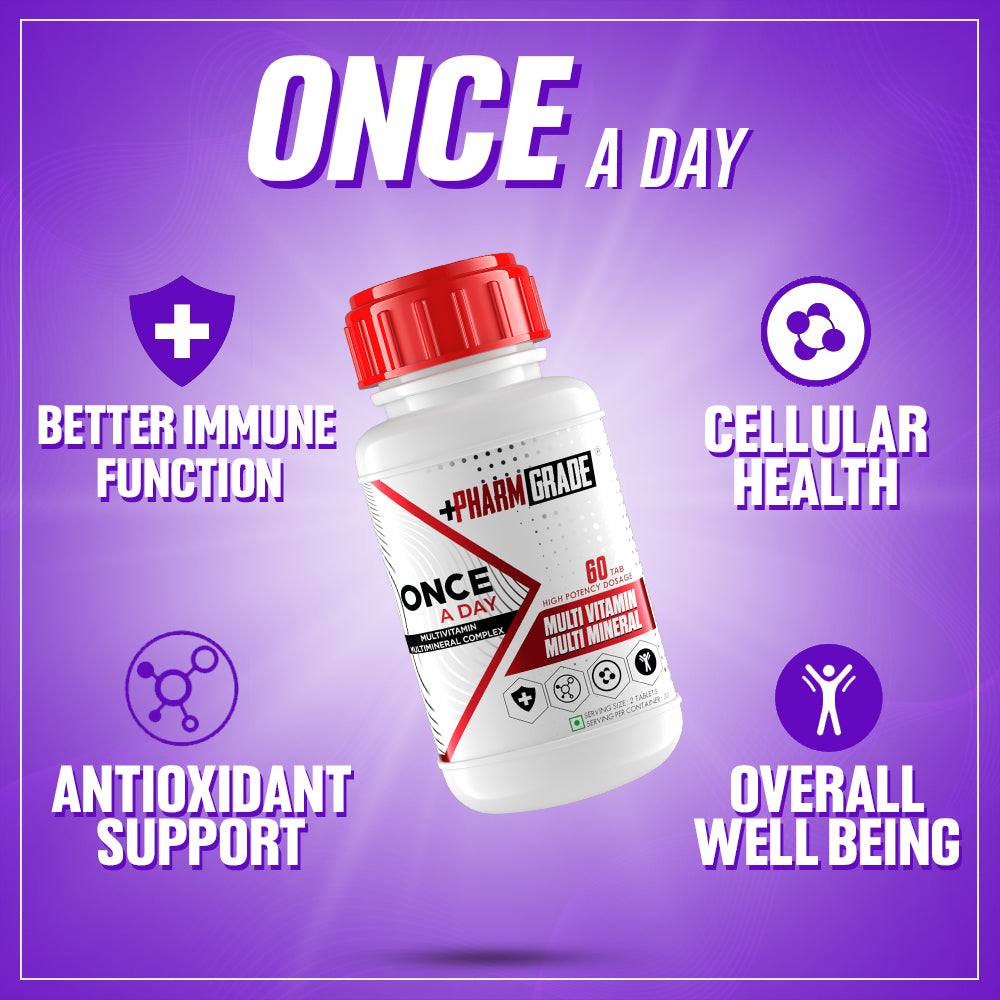 PharmGrade Multivitamin Once A Day - 60 Tabs