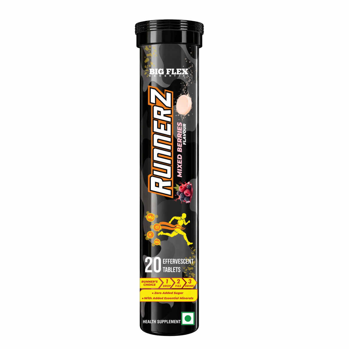 Desh ka Electrolytes Runnerz 20 effervescent tablets boosts instant energy