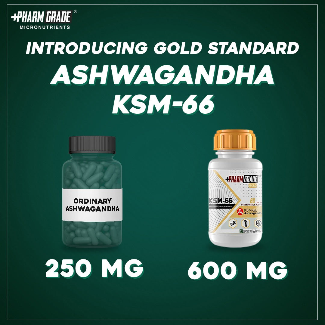 PharmGrade KSM 66 Ashwagandha - 60 Tabs
