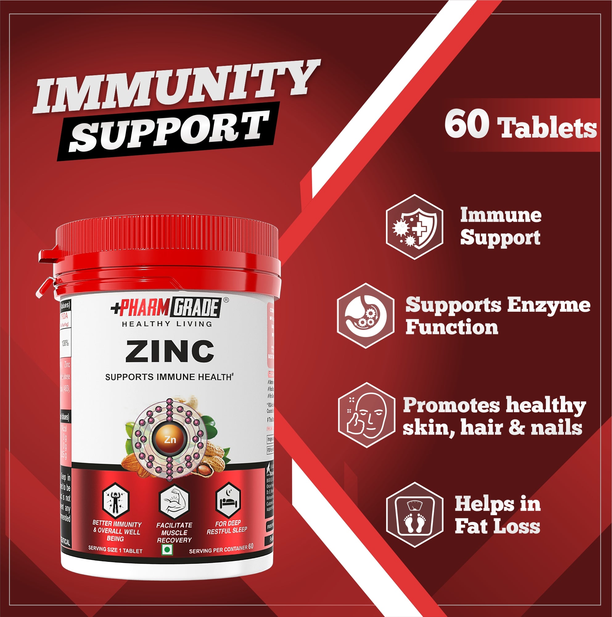 Pharmgrade Healthy Living Zinc