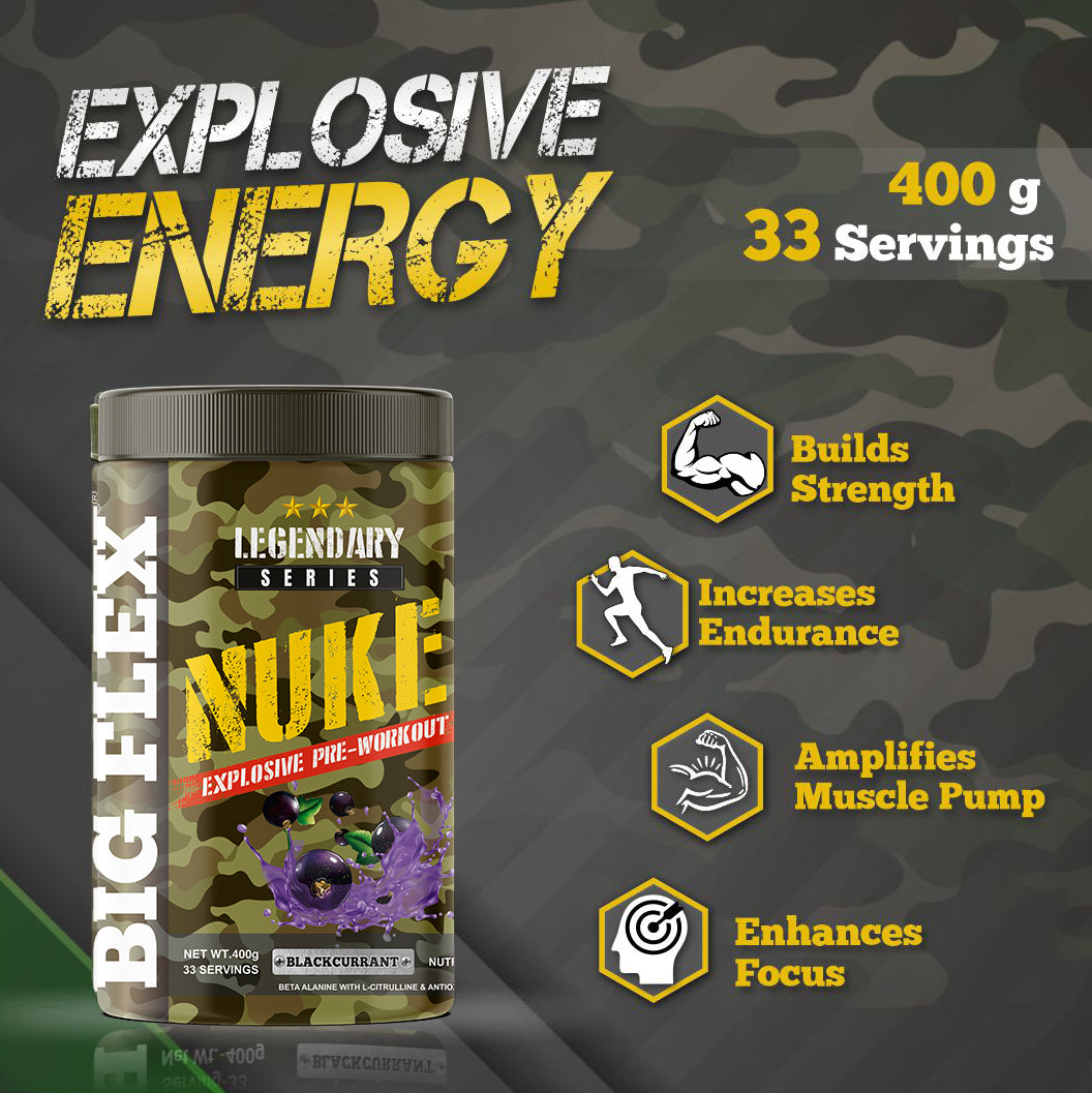 Bigflex Nuke Pre-workout Powder (400 Gm)