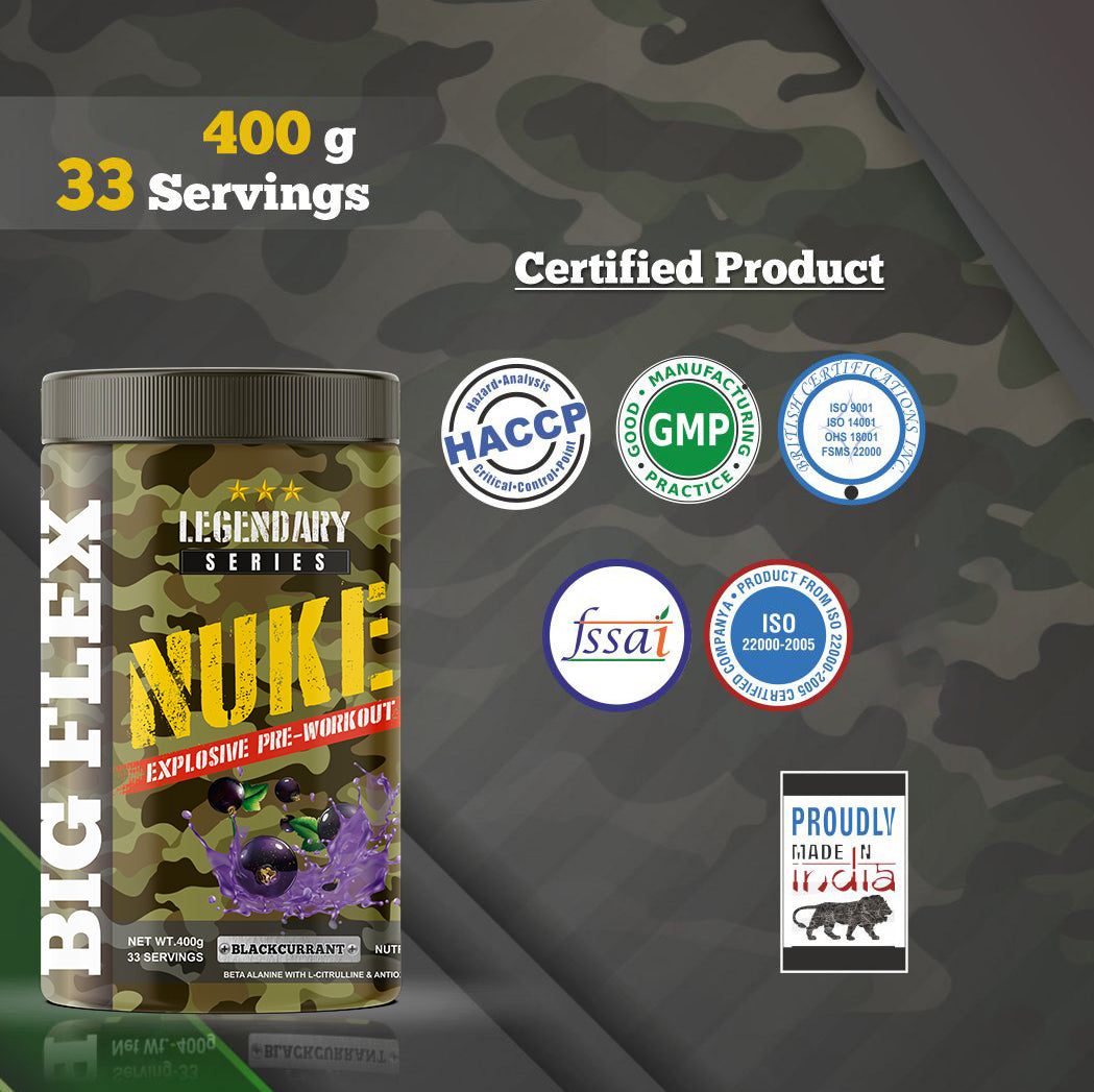 Bigflex Nuke Pre-workout Powder (400 Gm)