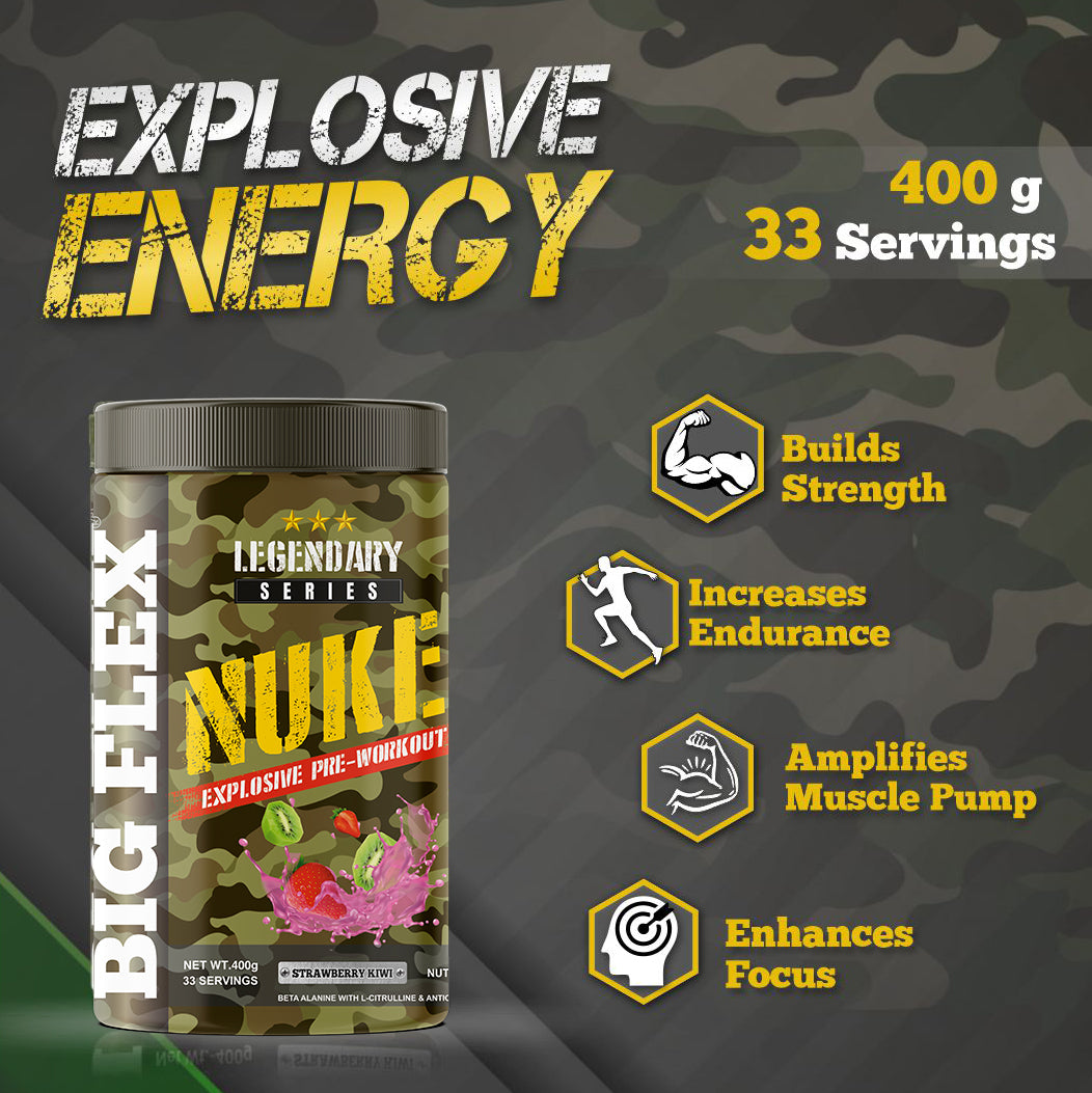 Bigflex Nuke Pre-workout Powder (400 Gm)