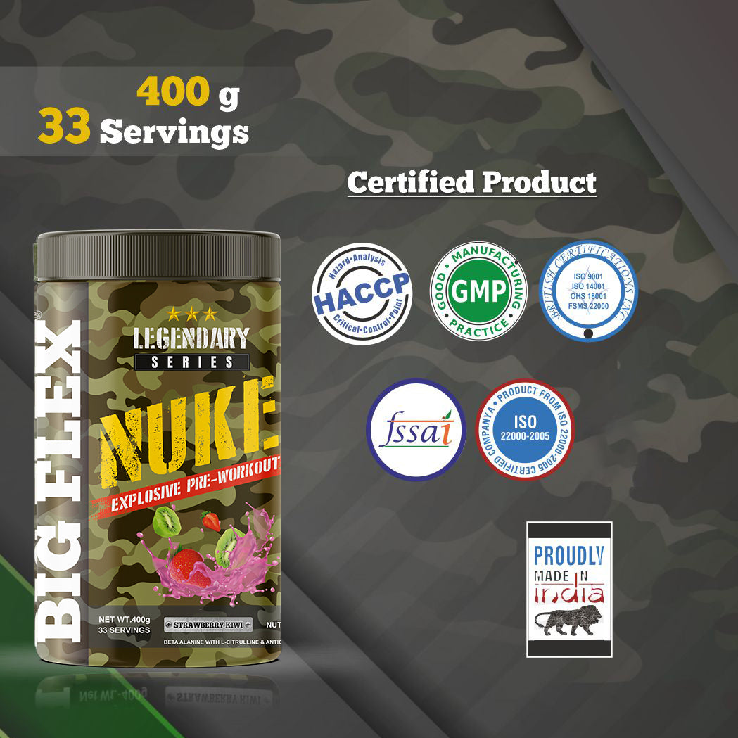 Bigflex Nuke Pre-workout Powder (400 Gm)