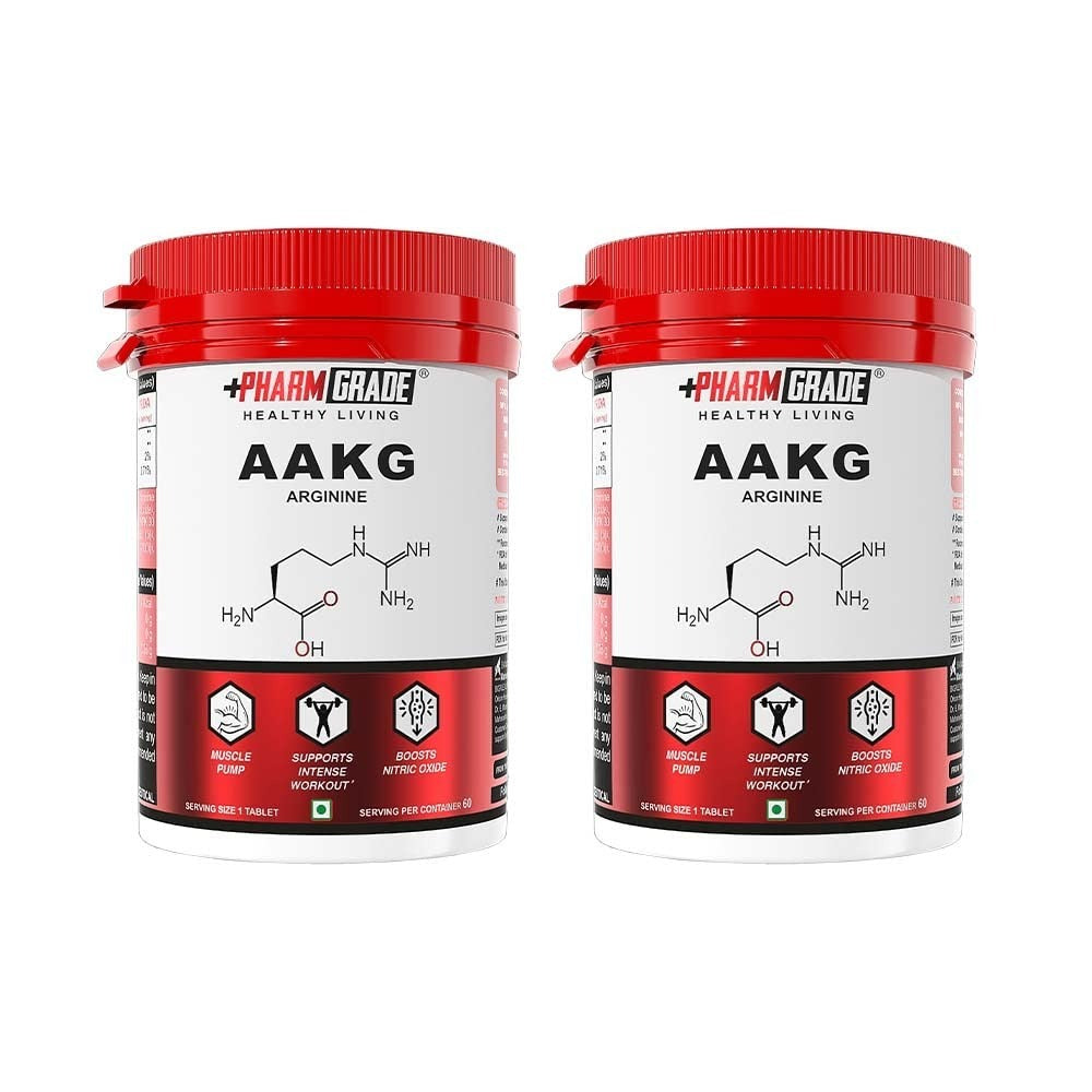 PharmGrade Healthy Living AAKG - Pack of 01 (60 Tablets)