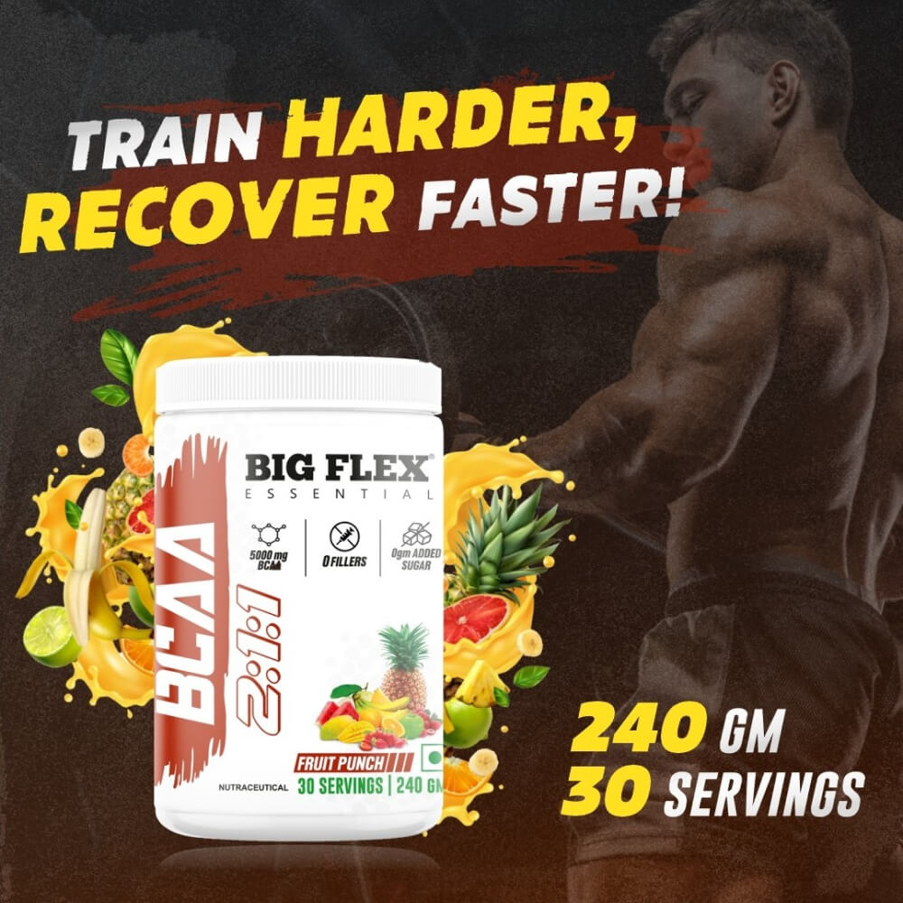 Bigflex Essential 5000mg BCAA Powder (240 Gm)