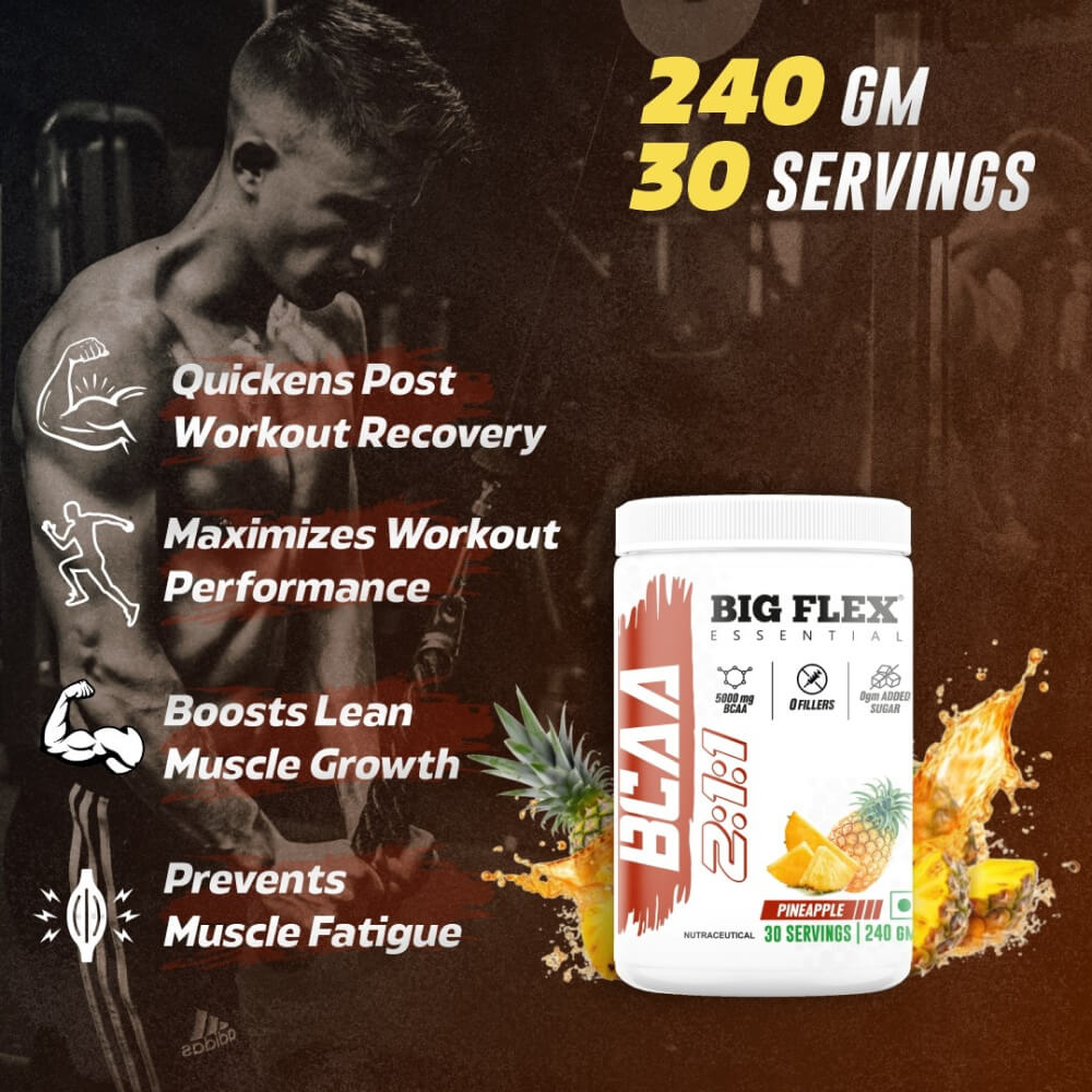 Bigflex Essential 5000mg BCAA Powder (240 Gm)