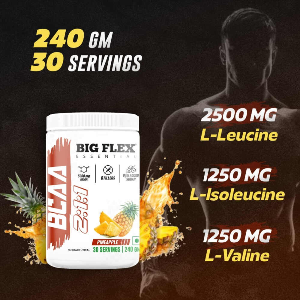 Bigflex Essential 5000mg BCAA Powder (240 Gm)