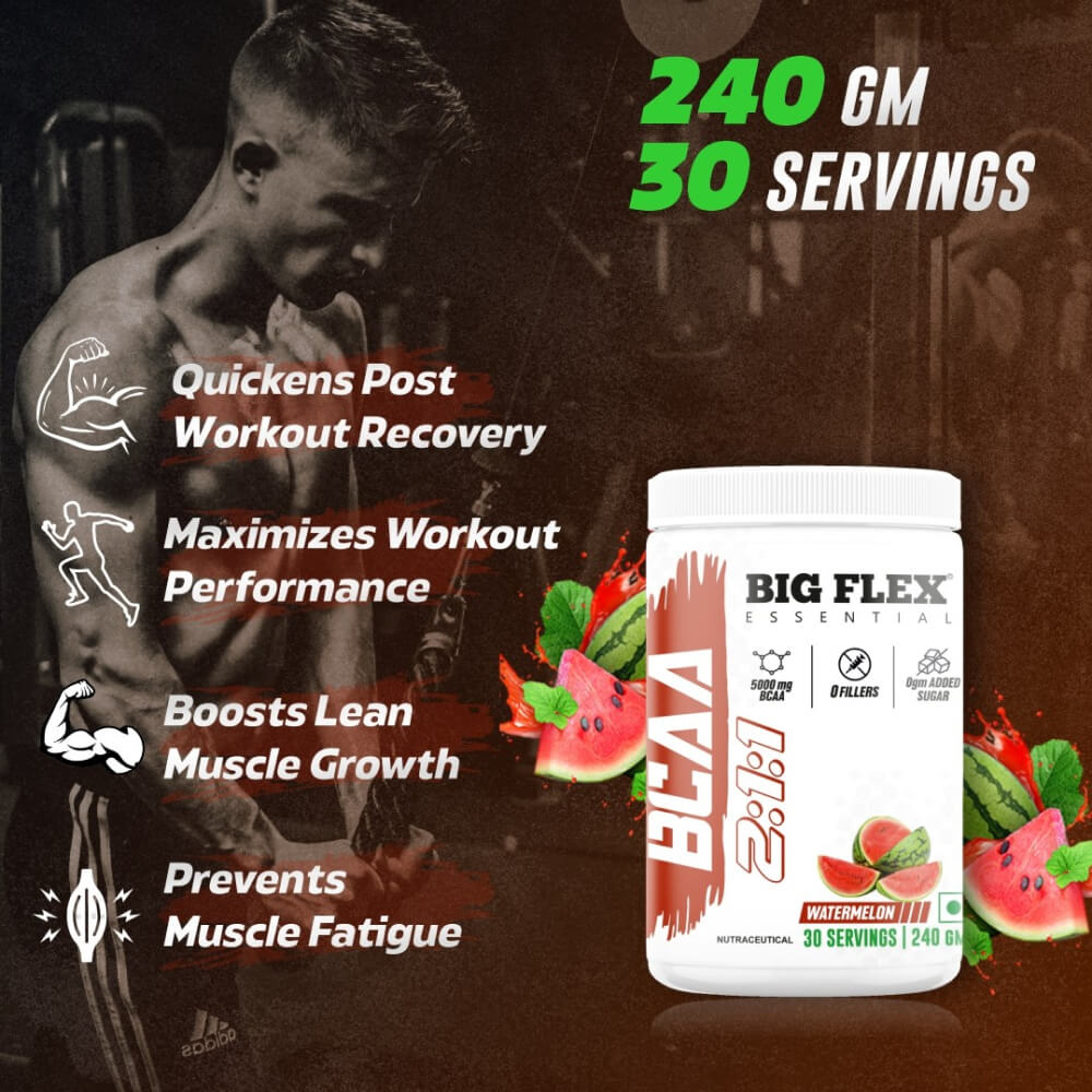 Bigflex Essential 5000mg BCAA Powder (240 Gm)