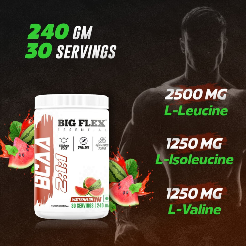 Bigflex Essential 5000mg BCAA Powder (240 Gm)