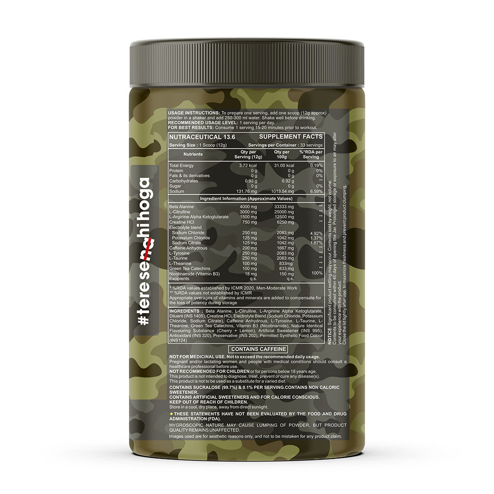 Bigflex Nuke Pre-workout Powder (400 Gm)