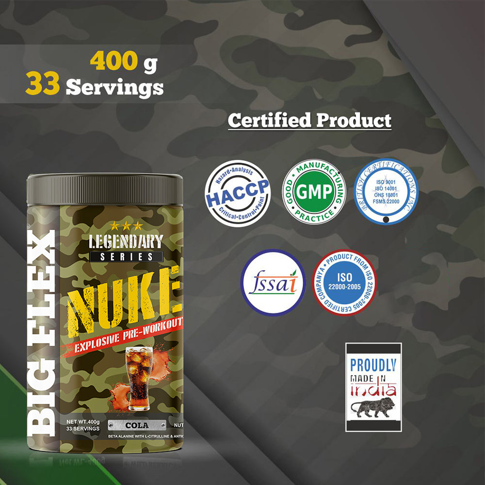 Bigflex Nuke Pre-workout Powder (400 Gm)