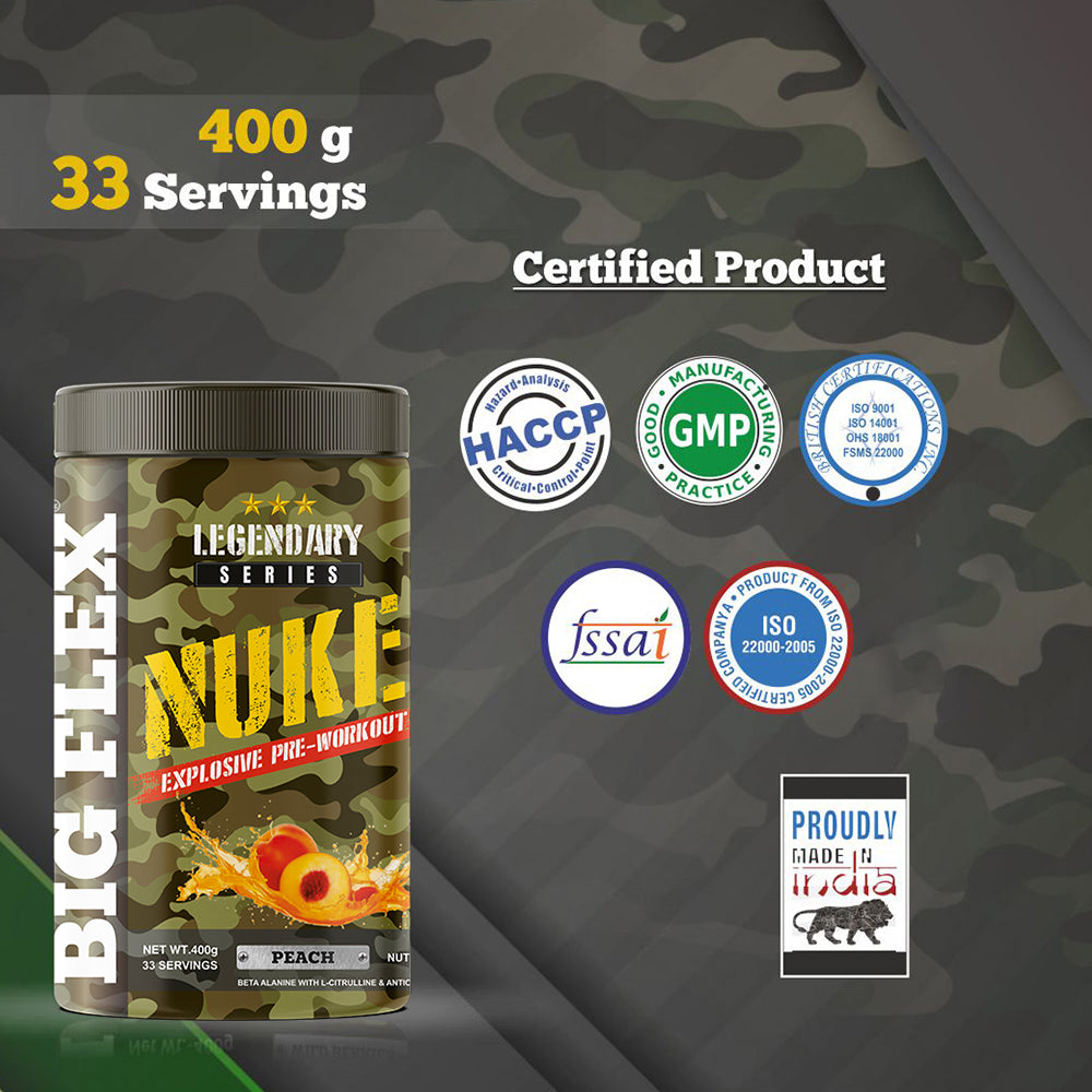 Bigflex Nuke Pre-workout Powder (400 Gm)