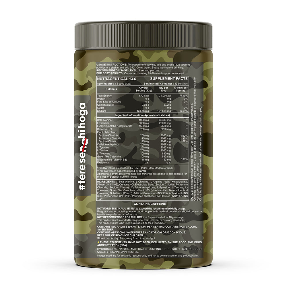 Bigflex Nuke Pre-workout Powder (400 Gm)