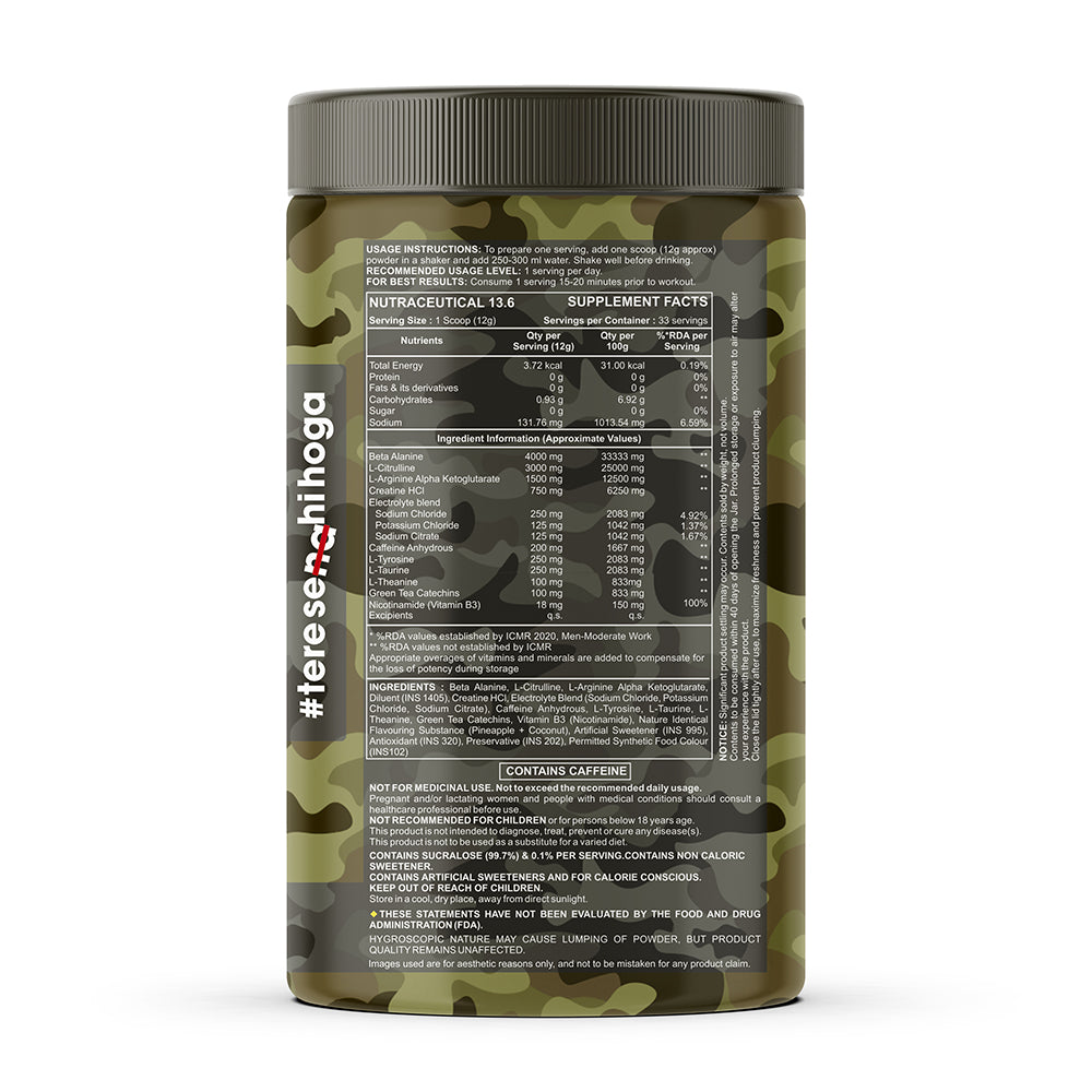 Bigflex Nuke Pre-workout Powder (400 Gm)