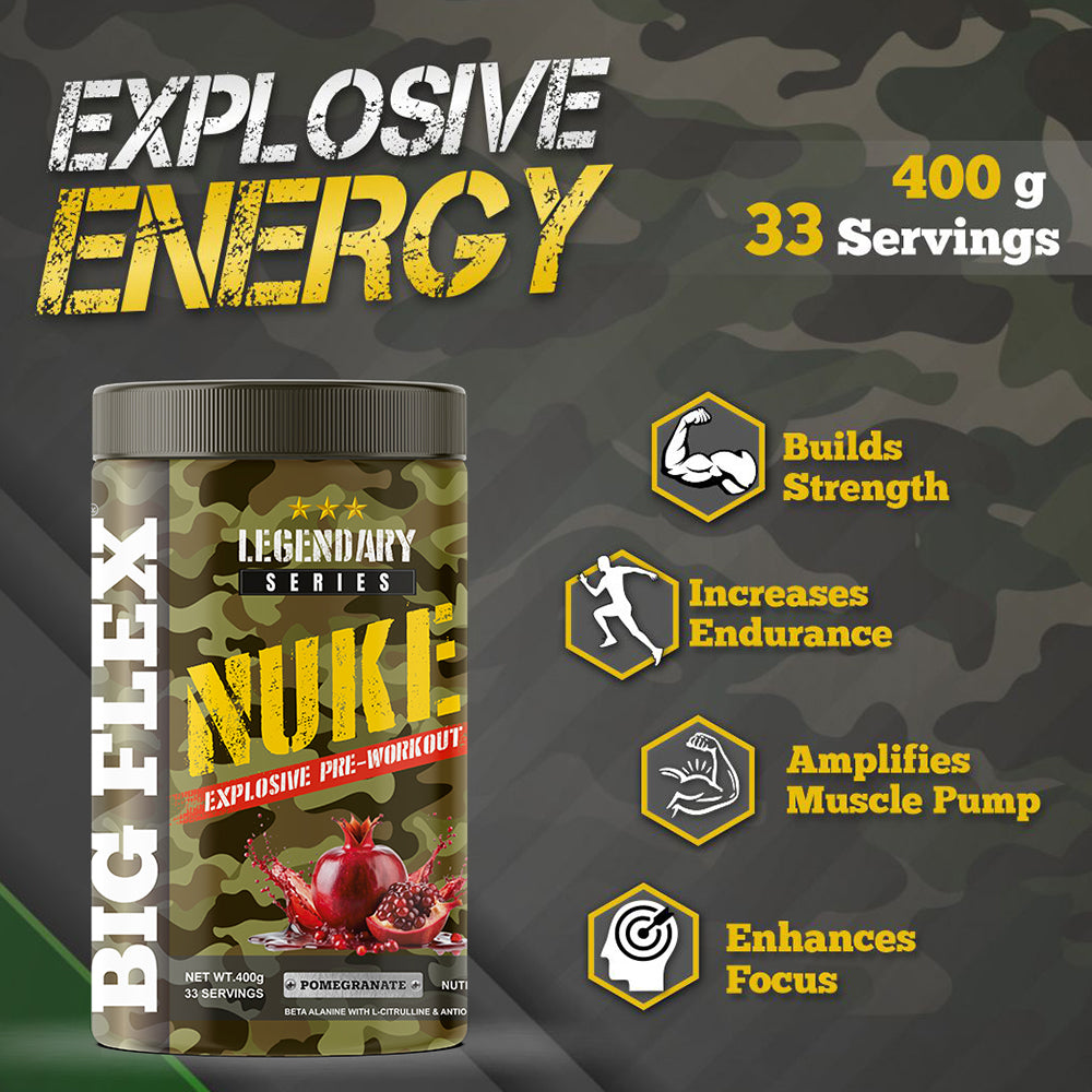 Bigflex Nuke Pre-workout Powder (400 Gm)