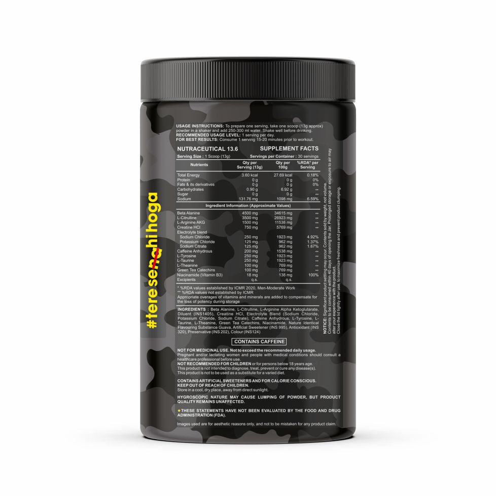 Bigflex Pre-Workout Nuke 2.0 Advanced Formulation