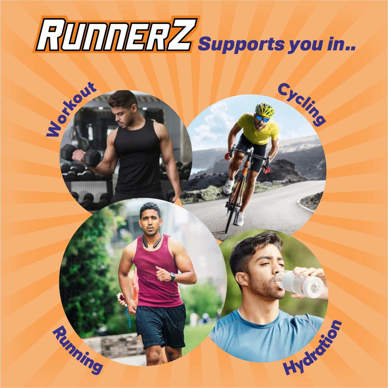 Runnerz Instant Energy Effervescent Tablets - 20 Tablets - Pink Lemonade