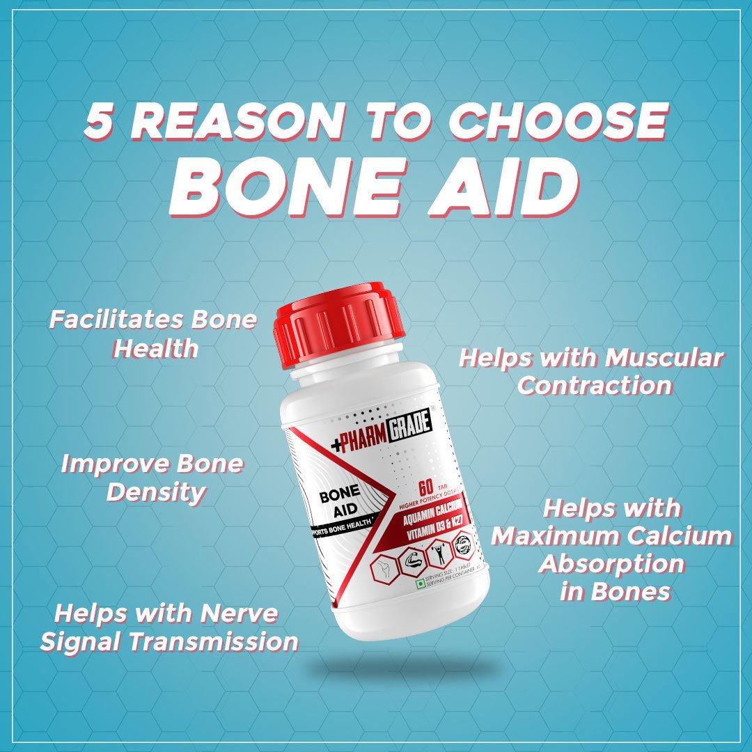 PharmGrade Calcium Bone Aid - 60 Tabs