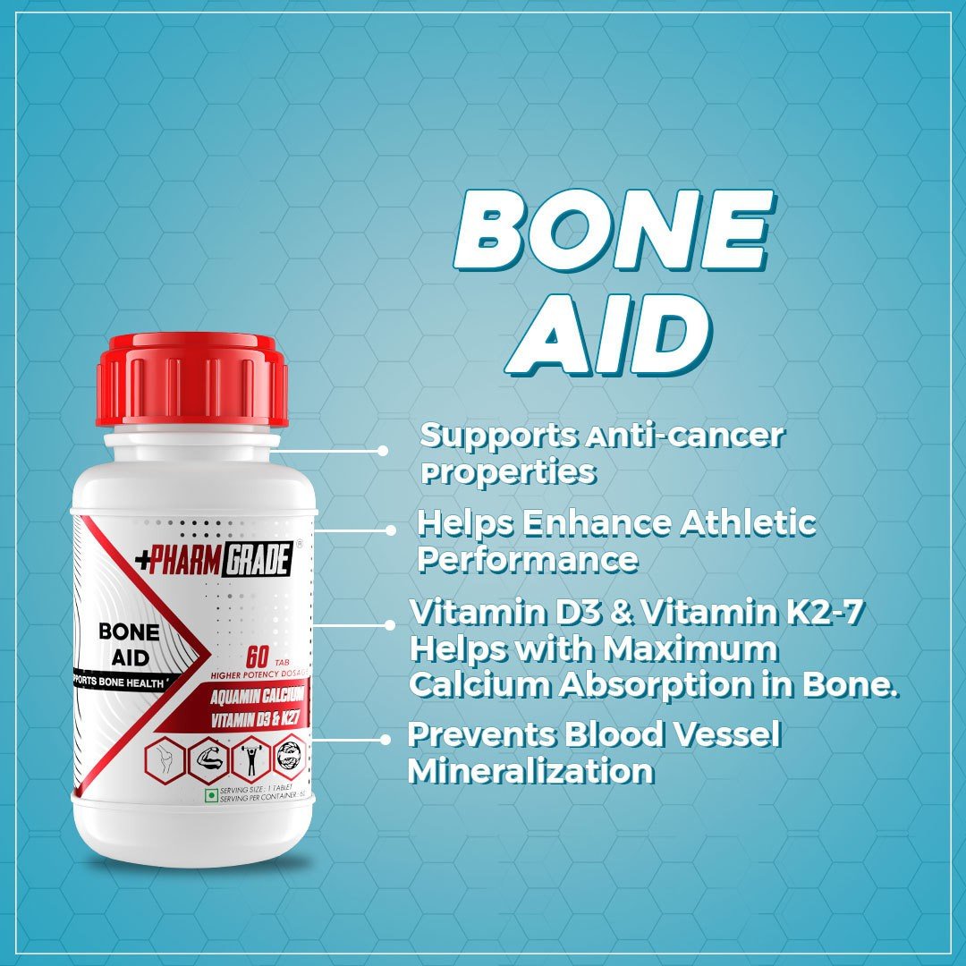 PharmGrade Calcium Bone Aid - 60 Tabs