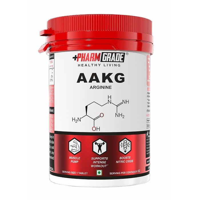 PharmGrade Healthy Living AAKG - Pack of 01 (60 Tablets)