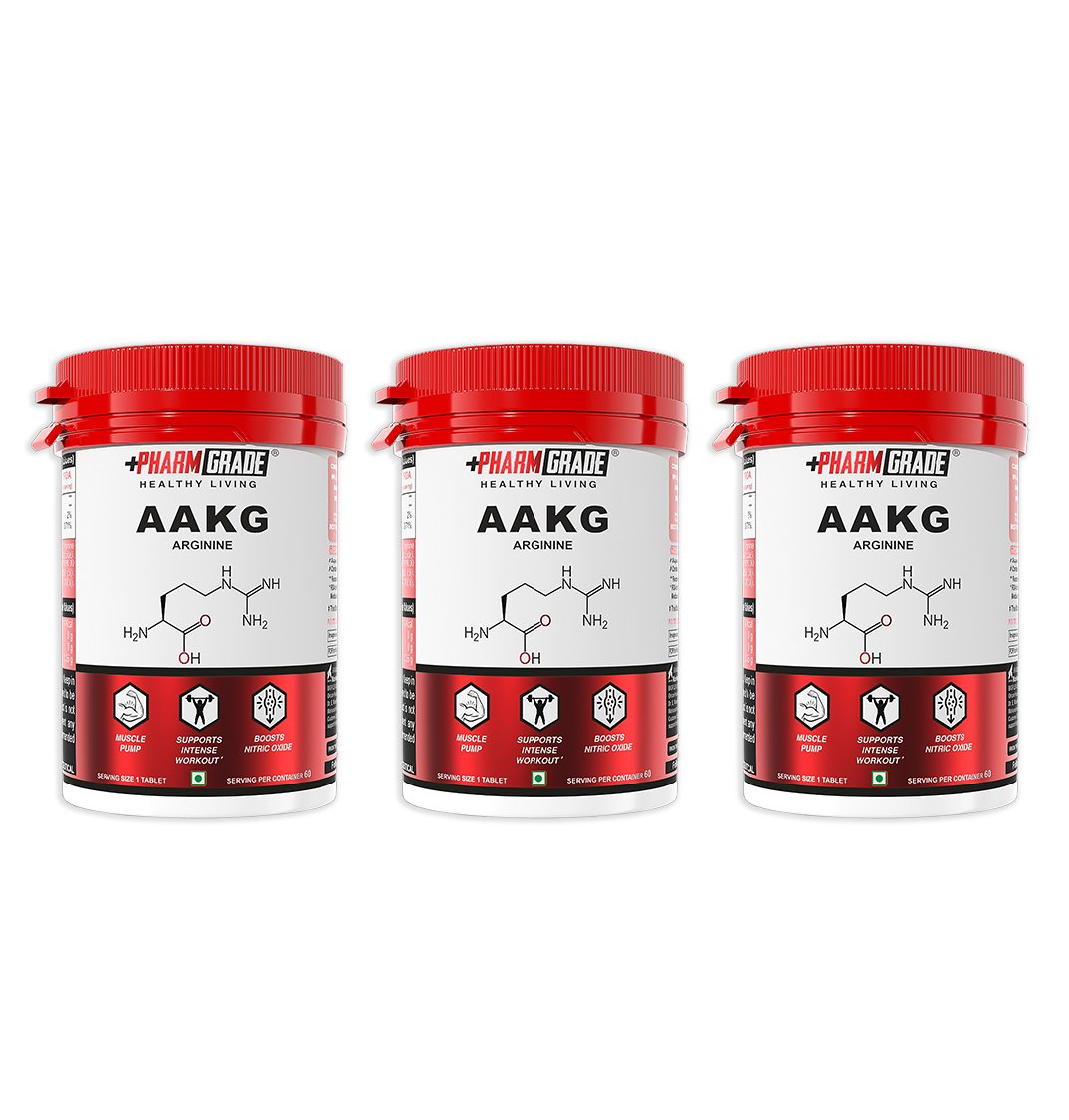 PharmGrade Healthy Living AAKG - Pack of 01 (60 Tablets)