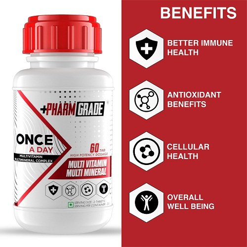 PharmGrade Multivitamin Once A Day - 60 Tabs