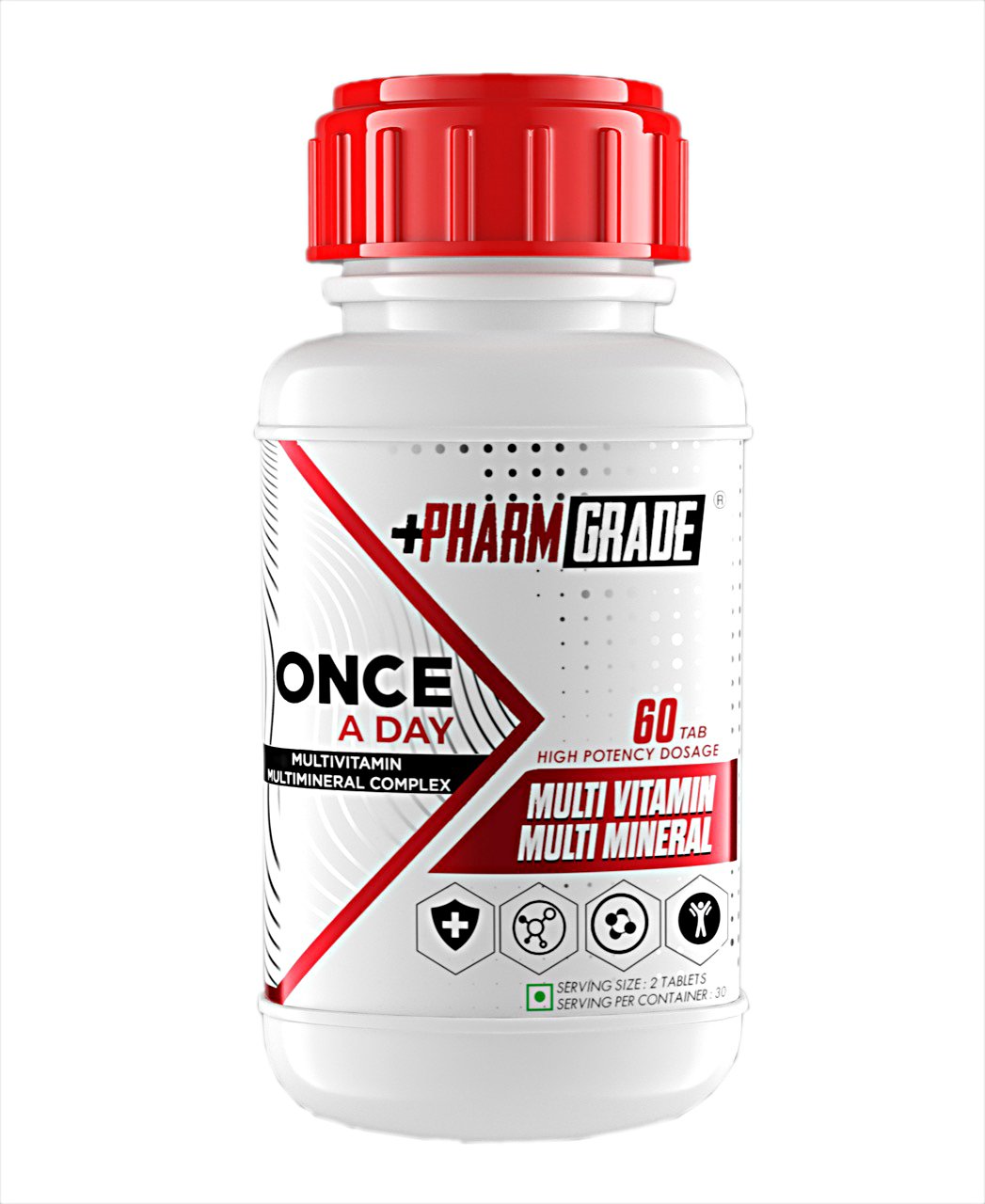 PharmGrade Multivitamin Once A Day - 60 Tabs