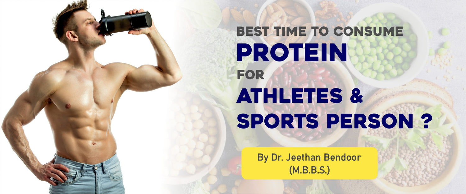 Best time to consume protein for ATHLETES AND SPORTS PERSONS