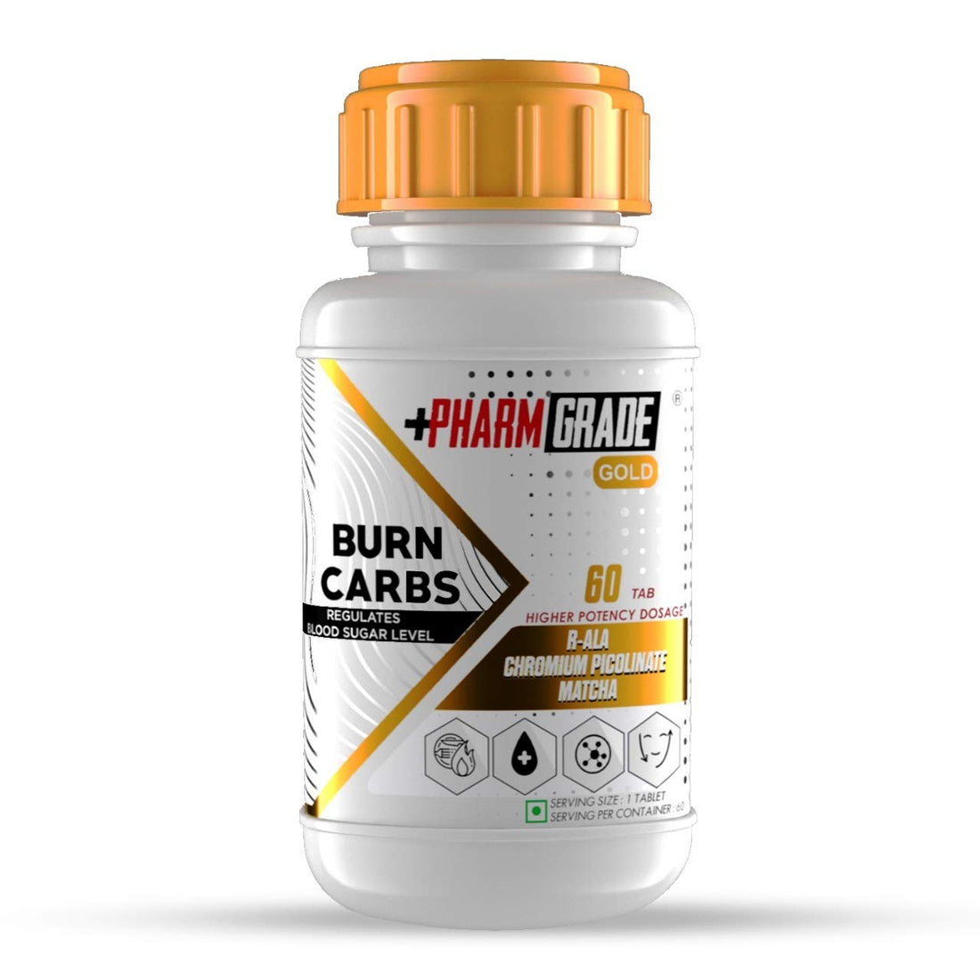 PharmGrade Burn Carbs - 60 Tablets