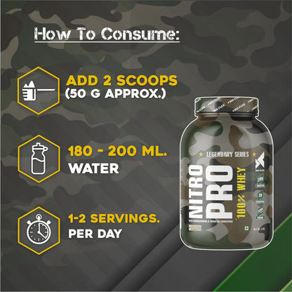 Bigflex Nitro Pro Performance Whey 26g Protein | 3g Creatine With Added Test Boosters For Muscle Growth, Massive Pump &amp; Testosterone Boost - 2kg  + boAt Enigma Radiant Men&