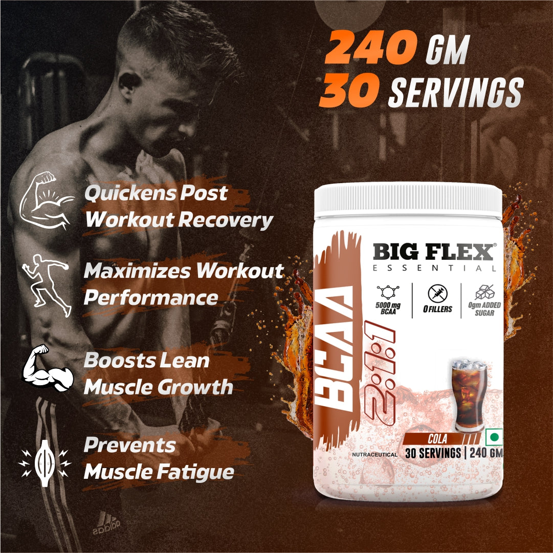 Bigflex Essential 5000mg BCAA Powder (240 Gm)