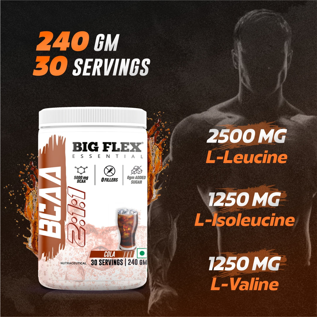 Bigflex Essential 5000mg BCAA Powder (240 Gm)