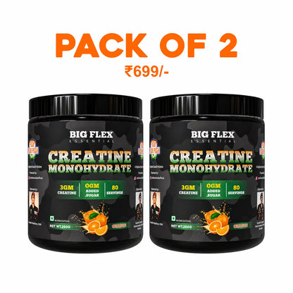 Bigflex Desh Ka Creatine Monohydrate 3g Pure Creatine Per Serving- 260g - 160 Servings