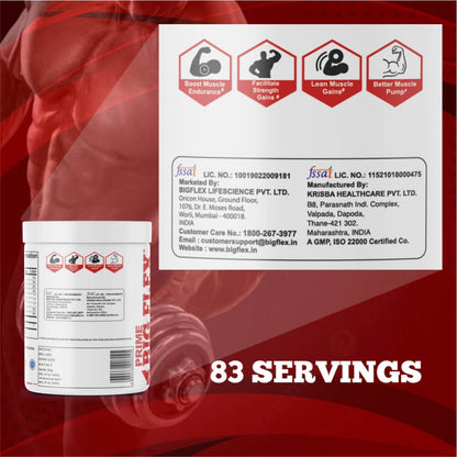 BigFlex Creatine Monohydrate Powder 83 Servings