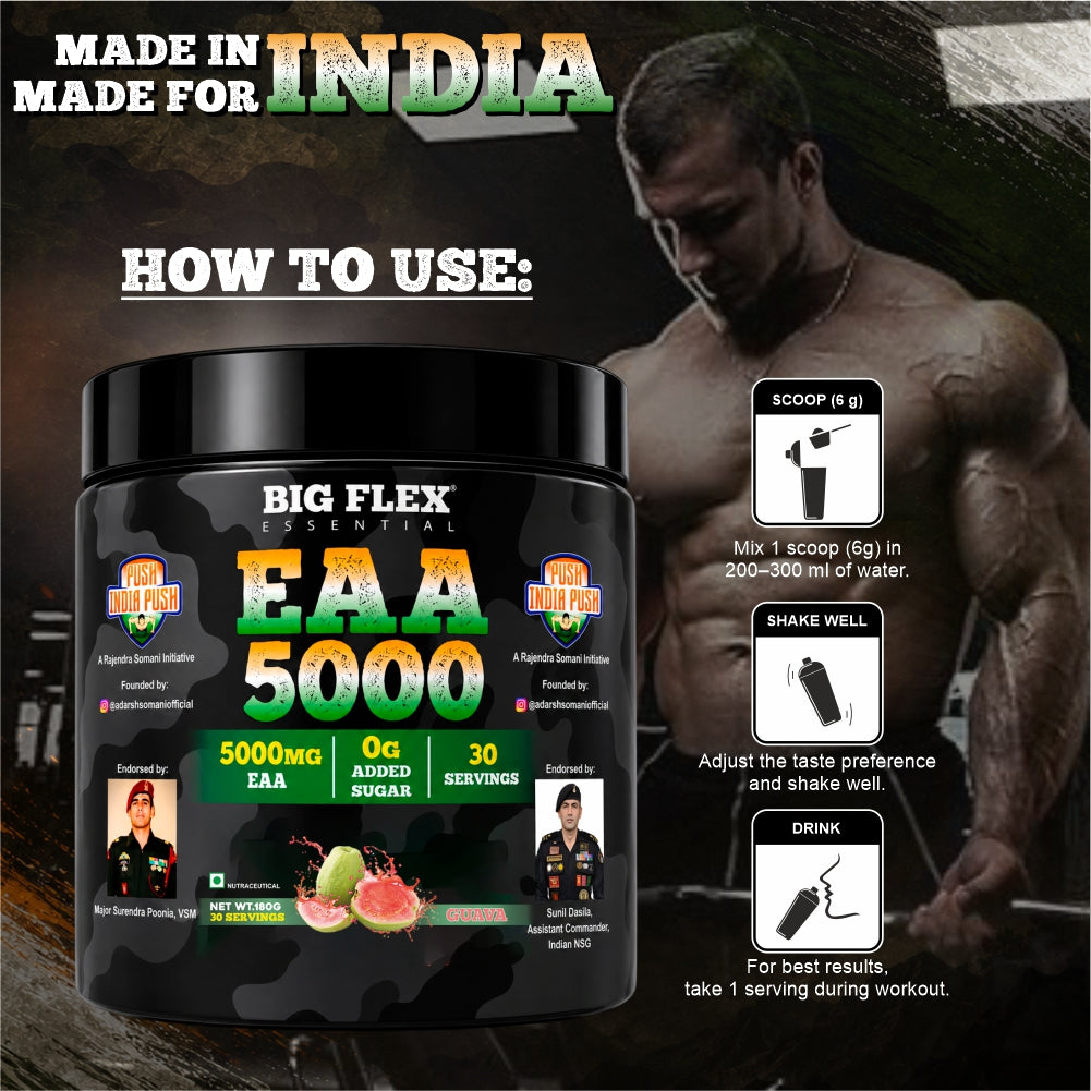 Bigflex Desh Ka EAA Powder 5g Pure EAA Per Serving