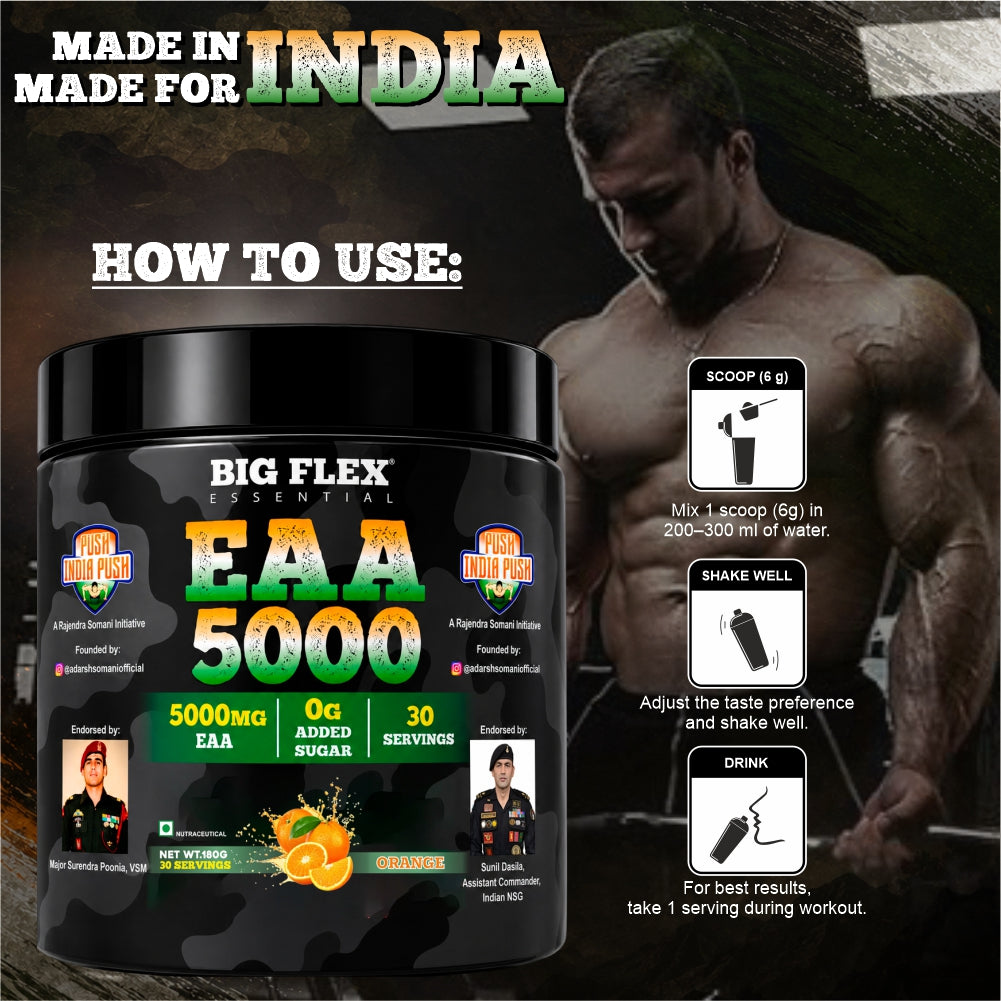 Bigflex Desh Ka EAA Powder 5g Pure EAA Per Serving