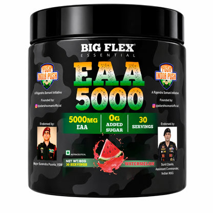 Bigflex Desh Ka EAA Powder 5g Pure EAA Per Serving - Pack of 1 - Total 30 Servings - Pack of 1 - Guava