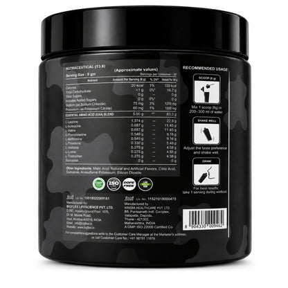Bigflex Desh Ka EAA Powder 5g Pure EAA Per Serving - Pack of 1 - Total 30 Servings - Pack of 1 - Guava