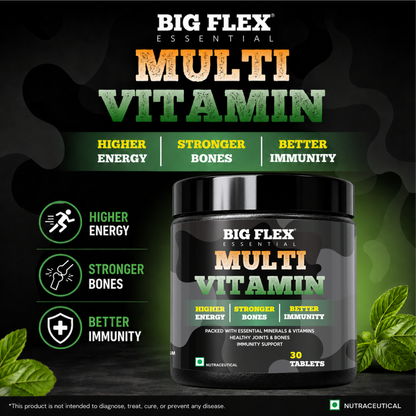 Desh ka Multivitamin, 30 Tablets With 33 Ingredients &amp; 6 Blends | For Energy, Stamina &amp; Recovery