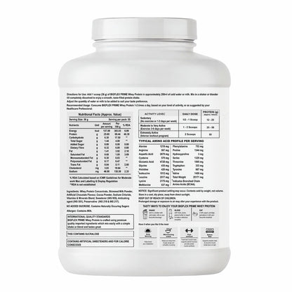 Bigflex Prime Whey Gold  Standard Multi-Blend Protein 25g Protein per scoop For Muscle Growth &amp; Recovery