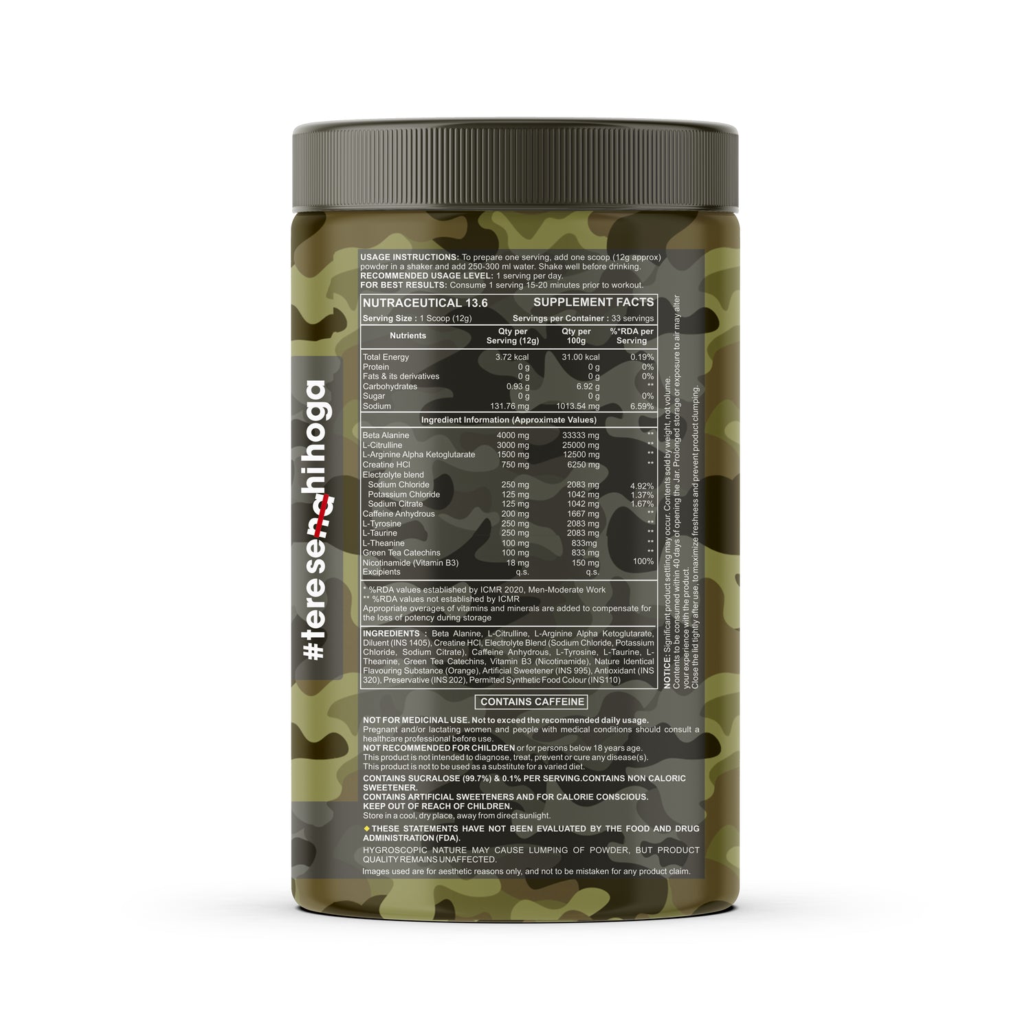 Bigflex Nuke Pre-workout Powder (400 Gm)