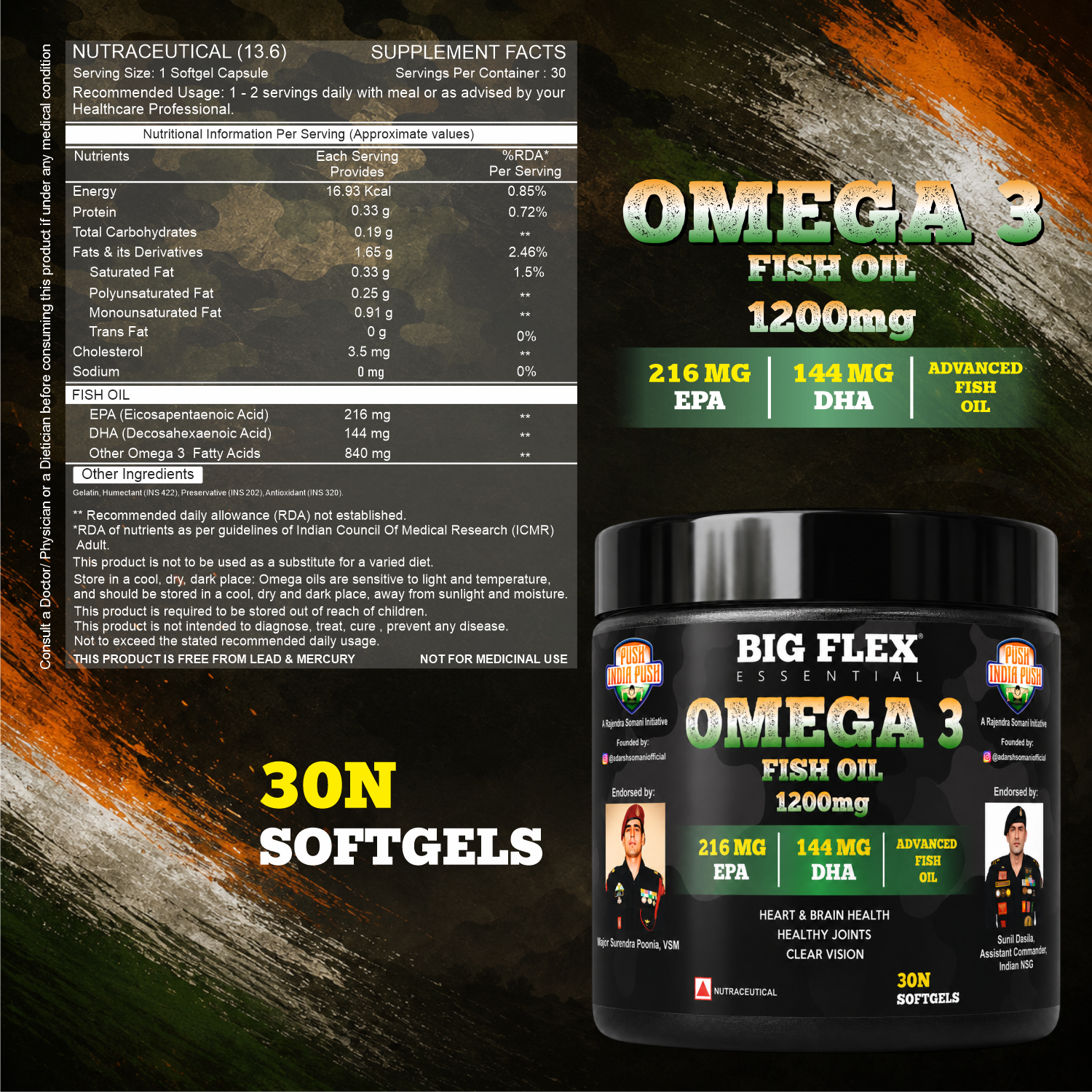 Omega 3X TIRANGA